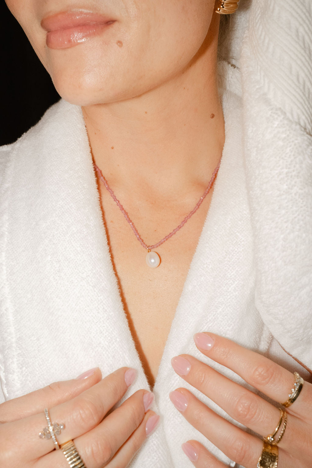 She's Rare Necklace - Pink Tourmaline