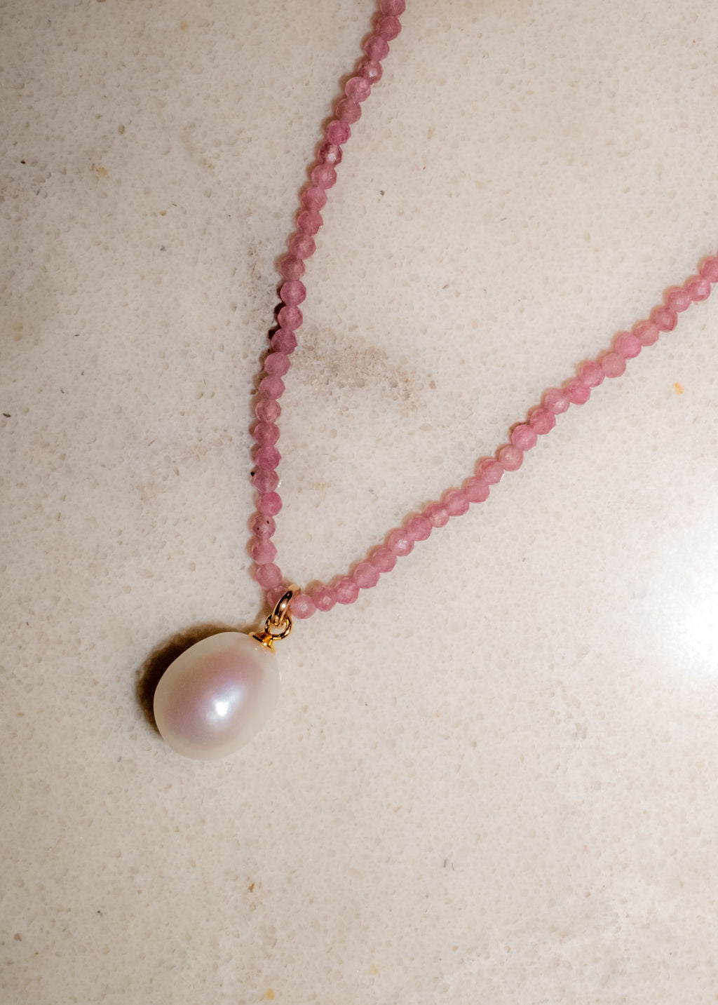 She's Rare Necklace - Pink Tourmaline